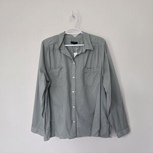 NWT J. Crew Cotton Poplin Button Down Shirt Size XL
